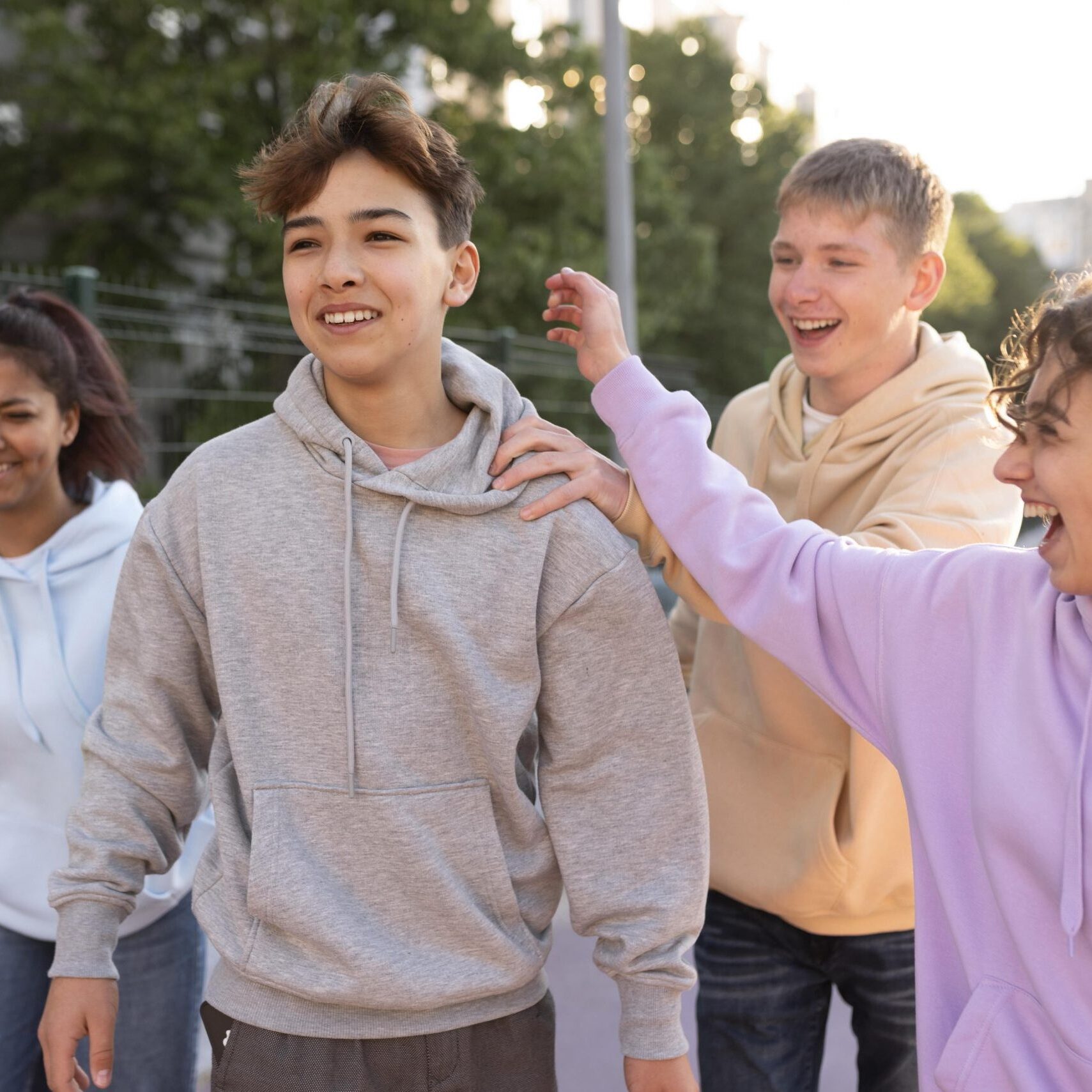 Close-up Happy Friends Outdoors | MILIKA Center Therapy & Resilience | Encino CA